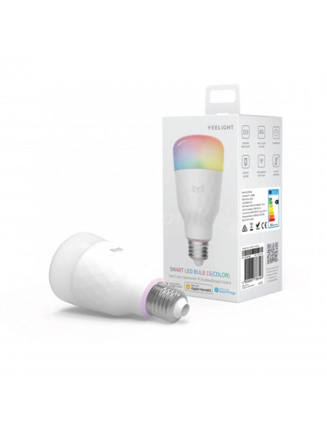 Yeelight Smart Bulb 1S (Color) 800 lm, 8.5 W, 1700-6500 K, LED,
100-240 V, 25000 h