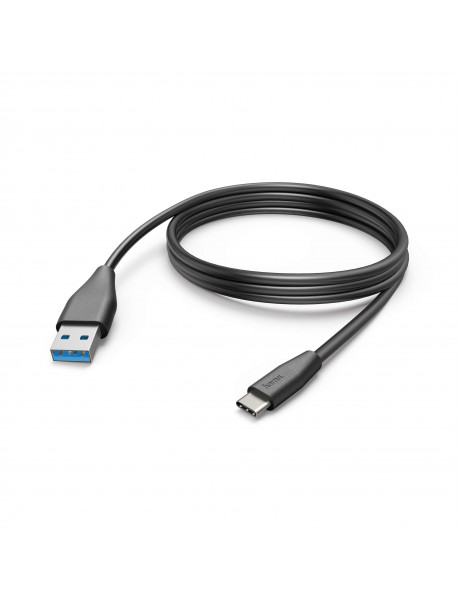 Charging/Data Cable, USB Type-C - USB-A Plug, 3 m, black