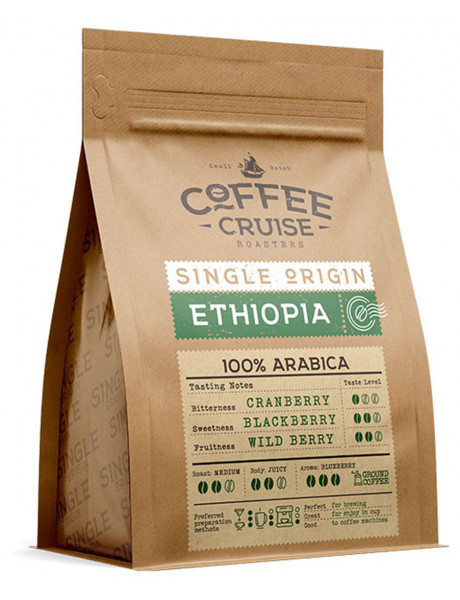 KAVOS PUPELĖS COFFEE CRUISE ETHIOPIA 150g