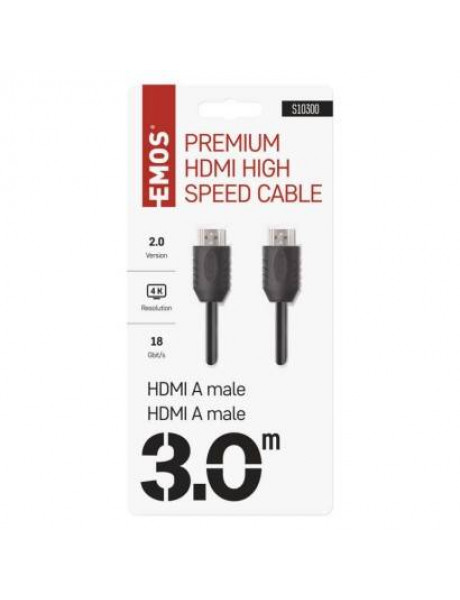 Laidas HDMI 2.0 A/M-A/M 3m didelio greičio