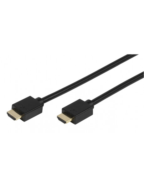 KABELIS Video Connection,High Speed HDMI Cable with EthernHDMI plug - HDMI plug, gold, 5m