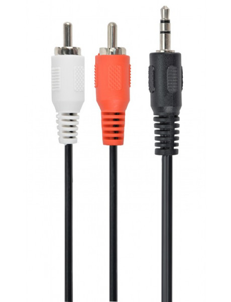 Cablexpert 1.5m, 3.5mm/2xRCA, M/M 1.5 m, Black, Red, White