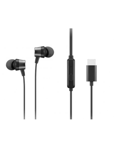 Ausinės Lenovo USB-C Wired In-Ear, Black