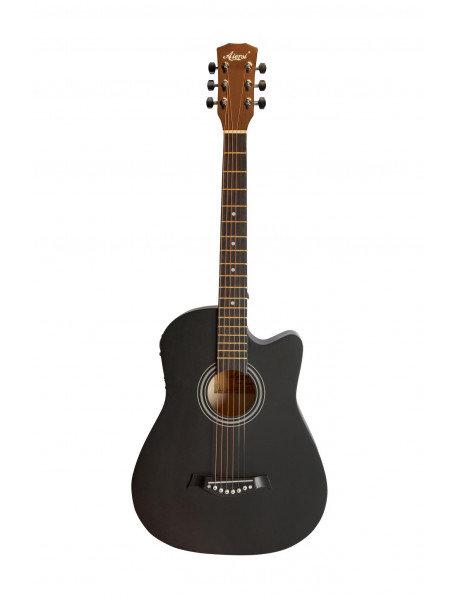 Elektrinės akustinės gitaros rinkinys Aiersi SG040 CE 38'' juoda