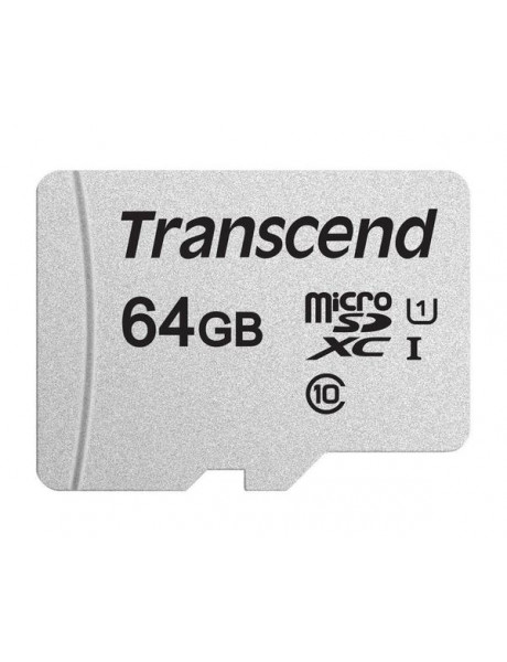 Atminties kortelė MICRO SDXC 64GB C10 TS64GUSD300S TRANSCEND
