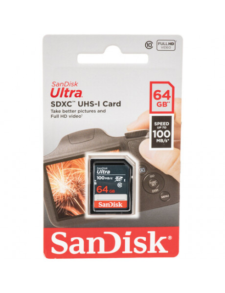 Atminties kortelė SANDISK MEMORY SDXC 64GB UHS-I 