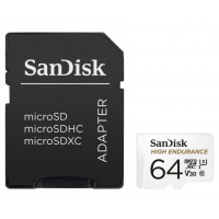 Atminties kortelė SanDisk Ultra Light microSDHC + SD Adapter 64GB 100MB/sClas