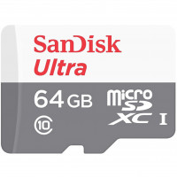 Atminties kortelė MICRO SDXC 64GB UHS-I W/A SDSQUNR-064G-GN6TA SANDISK 