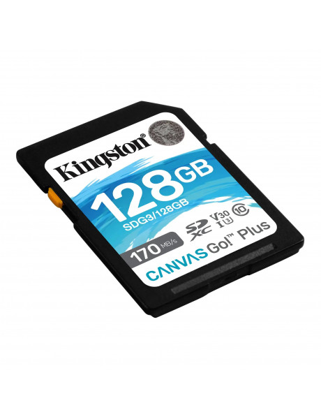 Atmintinė SDXC 128GB UHS-I SDG3/128GB KINGSTON