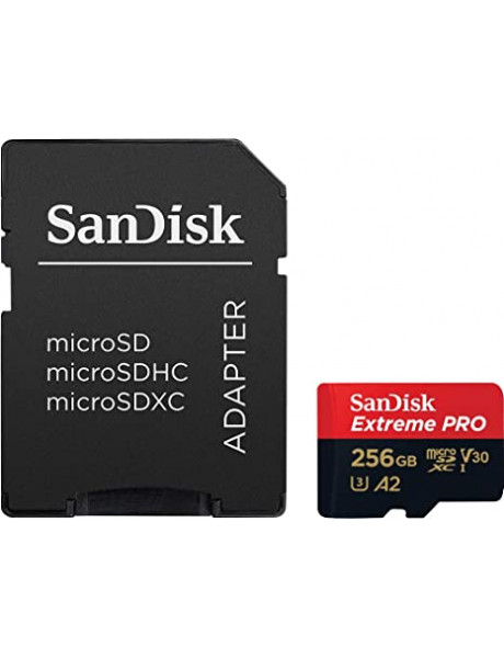 Atminties kortelė SANDISK Extreme PRO 256GB microSDXC