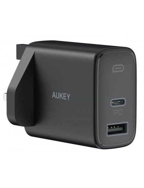 Sieninis kroviklis Aukey Wall Charger PA-F3S Mini USB-C, 2 x USB-A, 32 W
