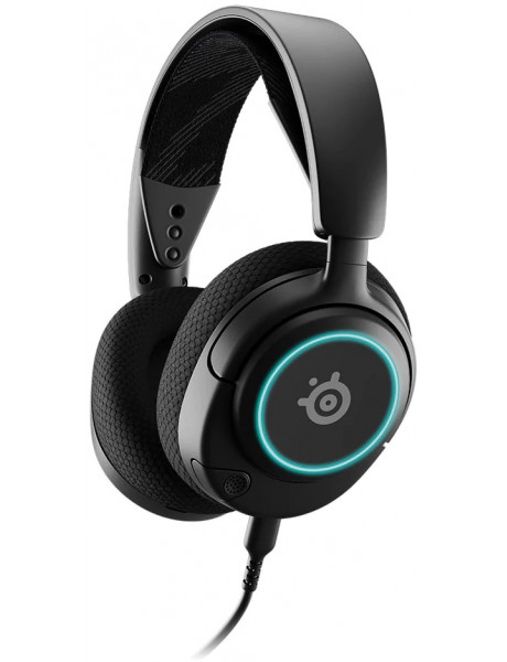 ŽAIDIMŲ AUSINĖS SteelSeries Gaming Headset Arctis Nova 3 Over-Ear, Built-in microphone, Black, Noice