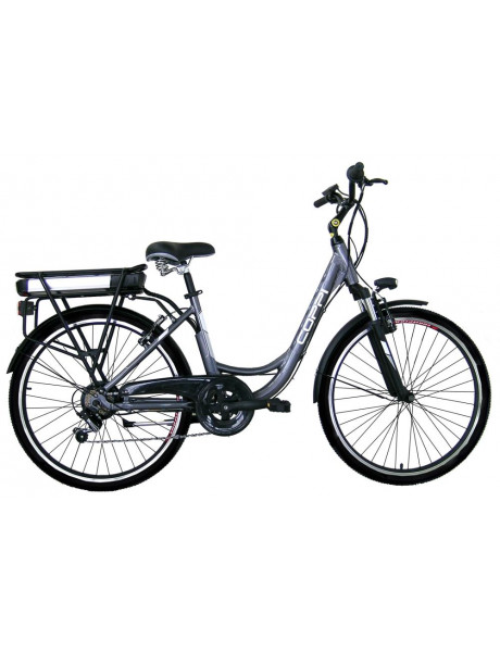 Elektrinis dviratis Coppi CEHZL26206 26'' Lady Grey Alum