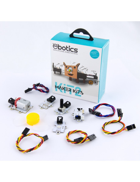 ROBOTIKOS PRADMENŲ RINKINYS EBOTICS Maker Kit 2 ASSEKSX00009BR