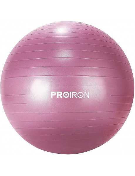 Gimnastikos kamuolys su pompa PROIRON Exercise Yoga Ball Balance Ball, Diameter: 65 cm, Thickness: 2