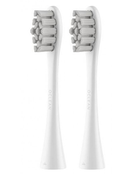 DANTŲ ŠEPETELIO ANTGALIAI Oclean Standard Clean Brush Head W02 White 2 pcs