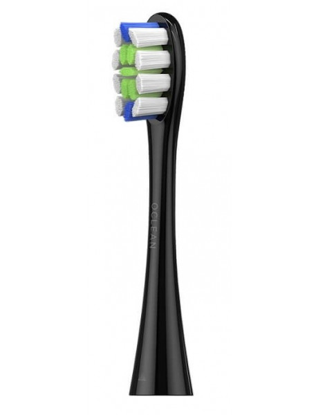 DANTŲ ŠEPETELIO ANTGALIAI Oclean Standard Clean Brush Head B06 Black 6 pcs