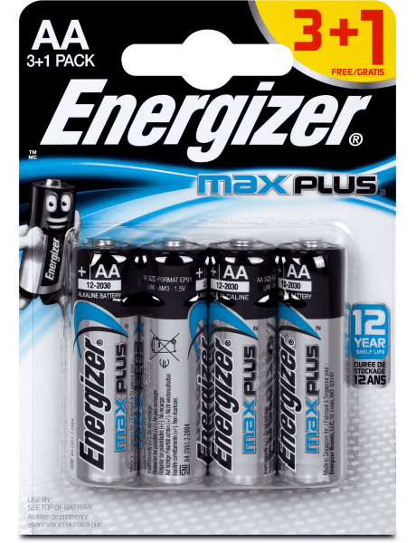 Baterijos ENERGIZER Max Plus LR03 AAA FSB 3+1 CEE 