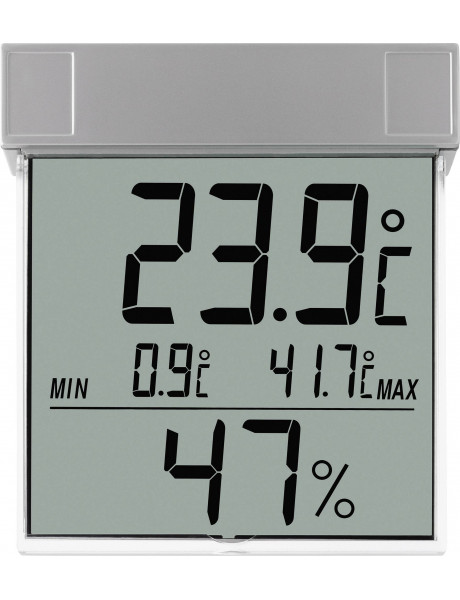 Termometras-higrometras lauko temperatūrai, ant lango