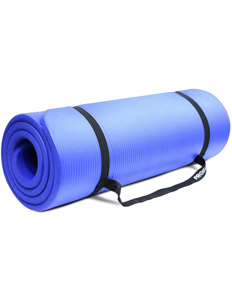 Treniruočių kilimėlis PROIRON Exercise Mat Blue, Rubber Foam, 180 x 61 x 1.5 cm, Rolled up diameter:
