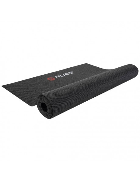 Kilimėlis mankštai Pure2Improve Yoga Mat 1720 mm, 610 mm, 4 mm, Polyester, PV, Black