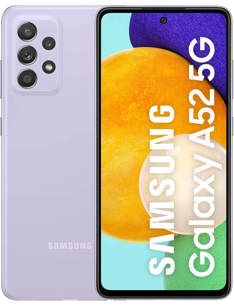 PREKĖ SU PABRAIŽYMAIS. Išmanusis telefonas Samsung Galaxy A52 6GB+128GB 5G Violetinis