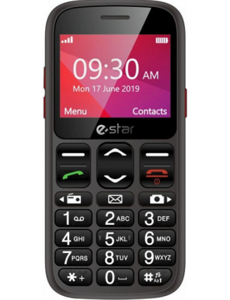 Mobilusis telefonas eSTAR S23 Senior single SIM Black