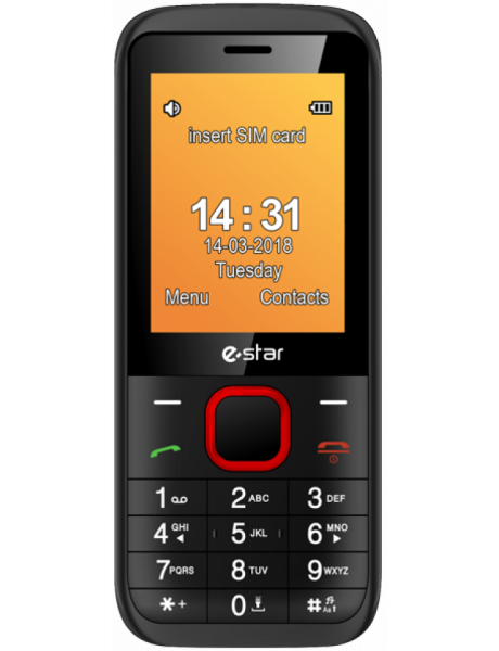 Mobilusis telefonas eSTAR X24 Dual Sim Red