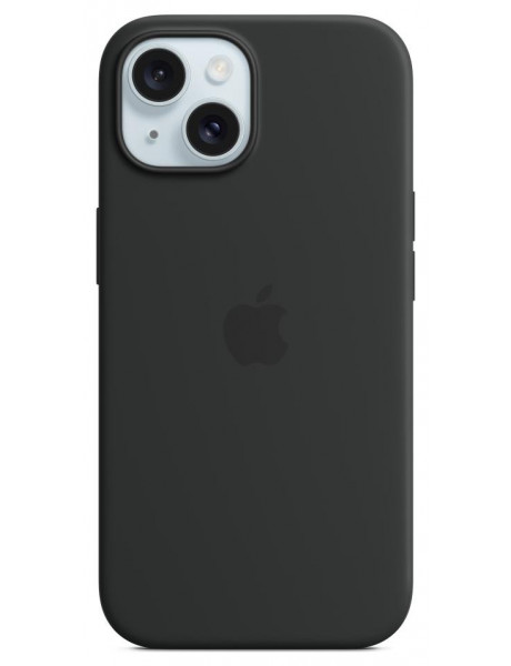 Dėklas iPhone 15 Silicone Case with MagSafe - Black