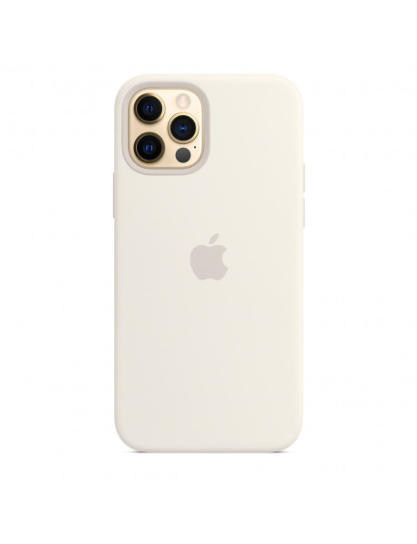 Dėklas iPhone 12 | 12 Pro Silicone Case with MagSafe - White