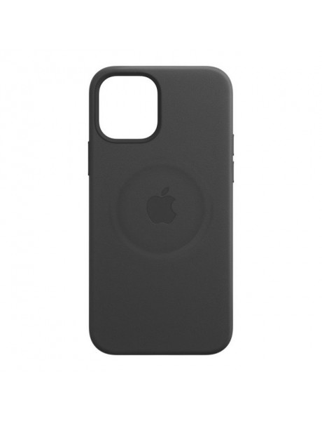 Dėklas Apple iPhone 12 Pro Max Leather Case with MagSafe - Black