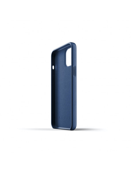 Dėklas BL Mujjo Full Leather Case for iPhone 12 Pro Max - Blue