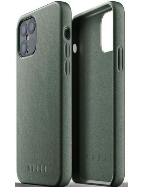 Dėklas SG Mujjo Full Leather Case for iPhone 12/12 Pro - Green
