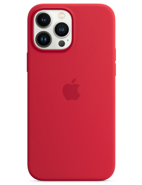 DĖKLAS APPLE iPhone 13 Pro Max Silicone Case with MagSafe – (PRODUCT)RED