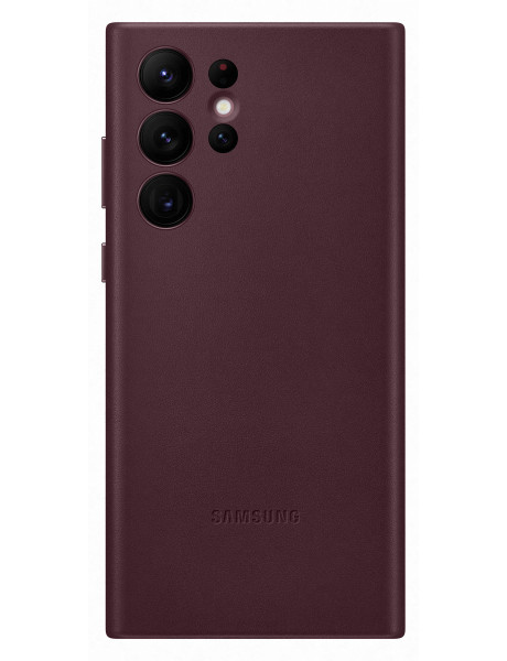 Dėklas VS908LEE Leather Cover for Samsung Galaxy S22 Ultra Burgundy