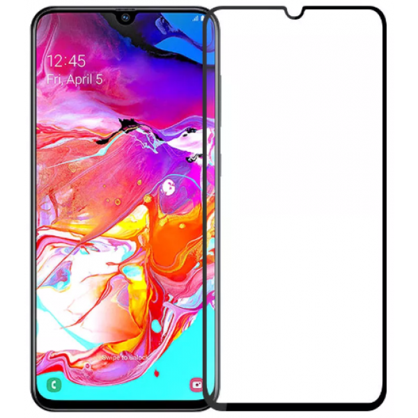 APSAUGINIS STIKLAS Mocco Full Glue 5D Tempered Glass Full Coveraged with Frame Samsung A105 Galaxy A