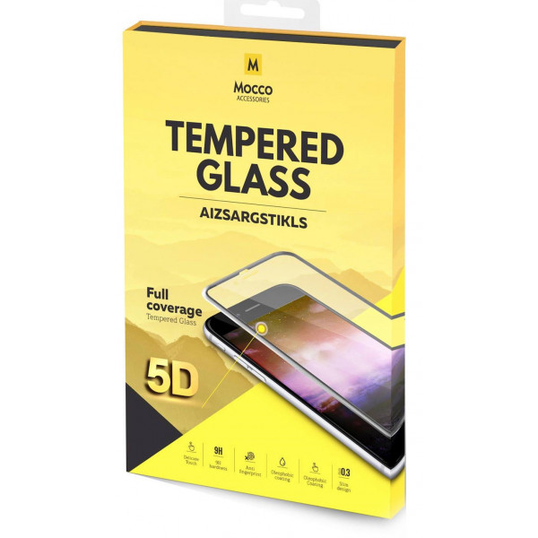 Apsauginis stiklas Mocco Full Glue 5D Signature Edition Tempered Glass Full Coverage with Frame Sams