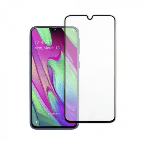 Ekrano apsaugos plėvelė Toti TEMPERED glass 3D screen protector full cover for Galaxy A40 2019 Case