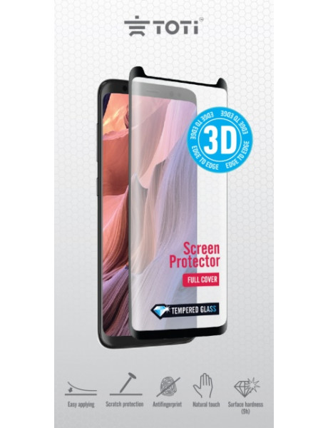Apsauginis stiklas Toti TEMPERED glass 3D screen protector for iPhone 11 Pro Max/XS Max Black