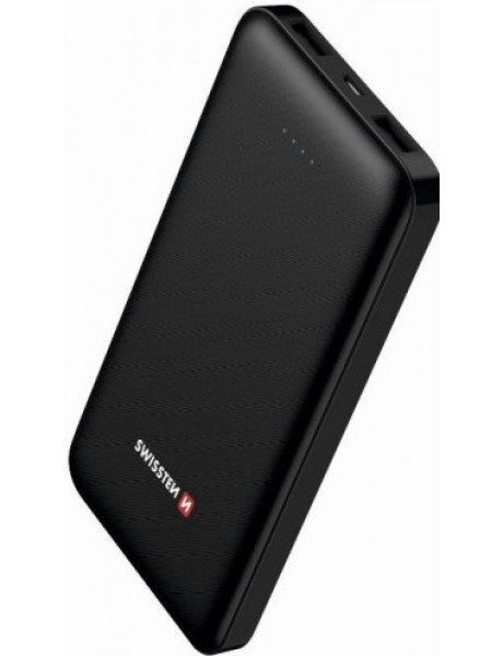Swissten Worx PowerPortable Power Bank 2x 2.4?USB / Smart IC / 20 000 mAh/ Black