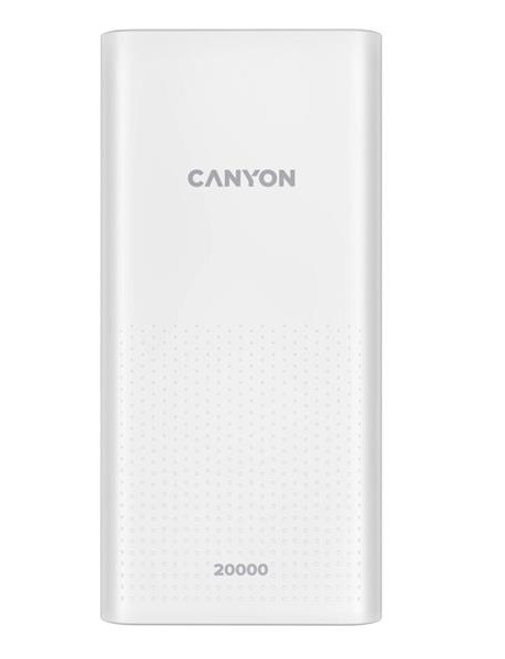 Išorinė baterija CANYON PB-2001 Power bank 20000mAh Li-poly battery Input 5
