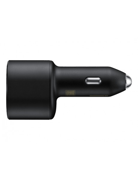 Automobilinis pakrovėjas Samsung L5300XBE car charger 2 port, Type-C 45W, USB-A 15W / Black EP-L5300