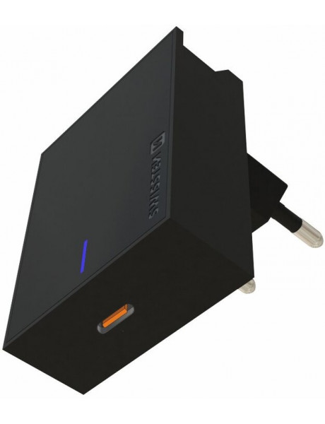 Swissten Premium 45W Travel Charger USB-C PD 3.0: 5V / 3A / 9V / 2A, 12V / 1.5A Black