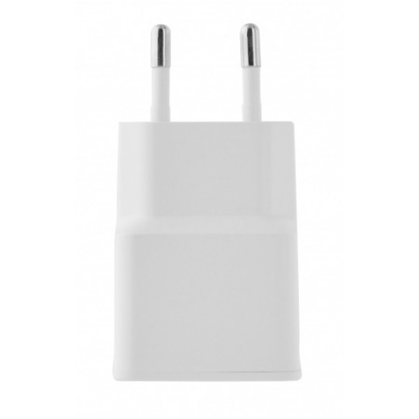 TOTI Wall Charger with Type-C Cable,1 m, Dual USB 2.4A, White 