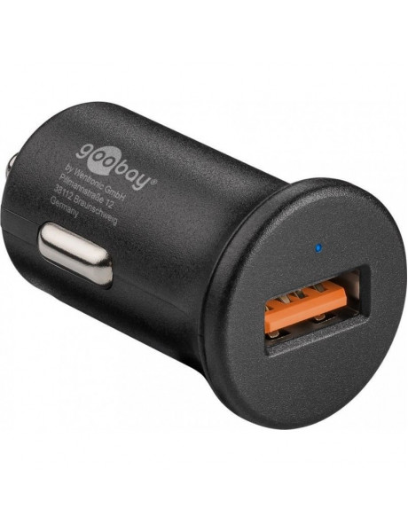 Automobilinis kroviklis Quick Charge QC3.0 USB car fast charger | Cigarette lighter Male | USB 2.0 F