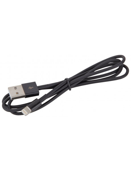 SOE3101 LIGHTNING (M) - USB 2.0 A (M),BLACK 1M