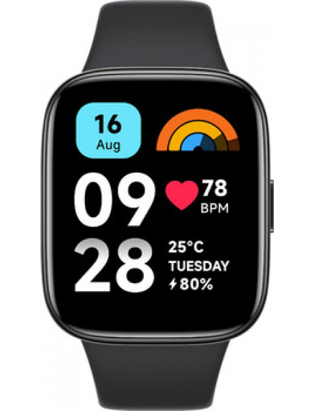 Išmanusis laikrodis Xiaomi Redmi Watch 3 Active Smart watch GPS (satellite) AMOLED Waterproof Black