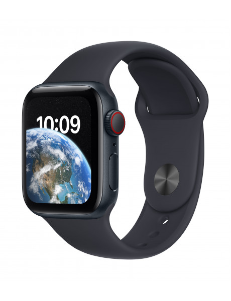 Išmanusis laikrodis Apple Watch SE GPS + Cellular 40mm Midnight Aluminium Case with Midnight Sport Band - Regular