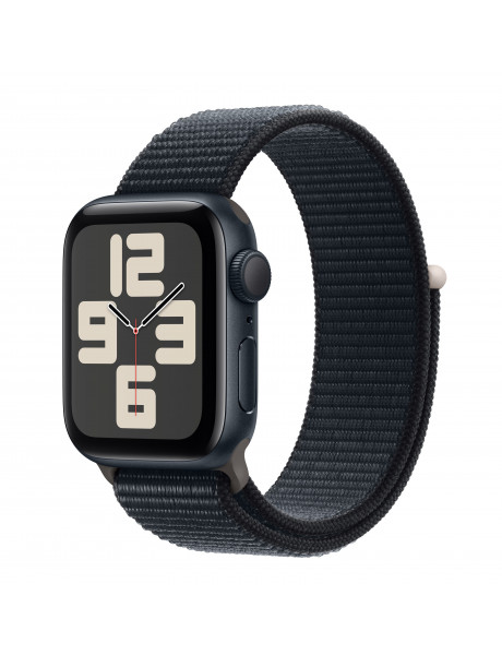 Išmanusis laikrodis Apple Watch SE GPS 44mm Midnight Aluminium Case with Midnight Sport Loop