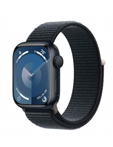 Išmanusis laikrodis Apple Watch Series 9 GPS 45mm Midnight Aluminium Case with Midnight Sport Loop